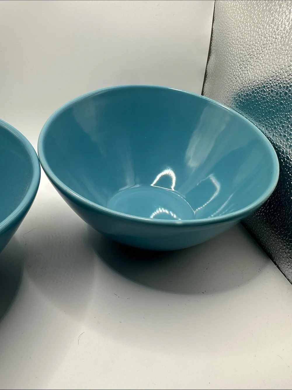 Blue Ceramic Mixing/Serving Bowls - Set of 2